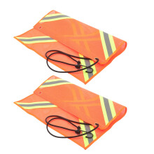 10Pièces Drapeaux De Visibilité PVC Haute Résistance Pour Véhicules
