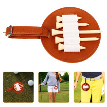 5Ensembles De Golf Porte-Tee En Cuir Multiusage Résistant