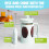 French Press en melkschuimer set – 4,5 kopjes, aqua 2