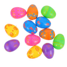 24Pièces Œufs Plastique Colorés Décoratifs À Pour Pâques