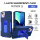 Capa para iPhone 13 com suporte e protetores de tela de privacidade. 2