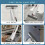 Compact Sponge Mop Kit with 2 Replacement Heads and Hooks 6