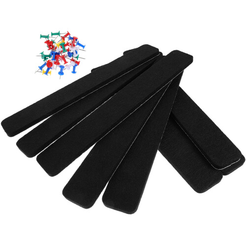 3Ensembles Bandes Feutrées Noires Tableau Mural Accessoires