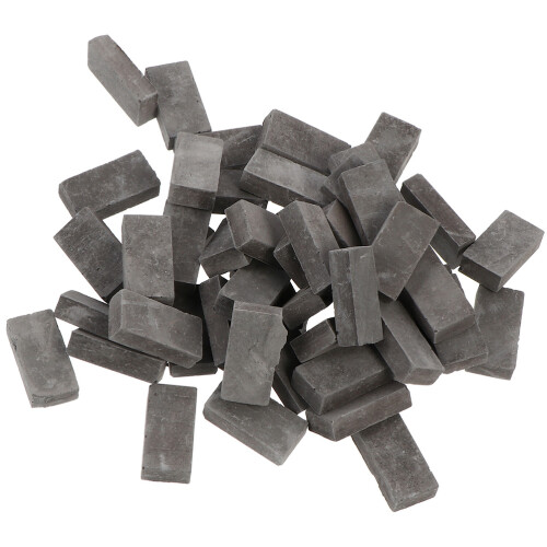 100Pièces Petites Gris Pour DIY Maquette Décoration