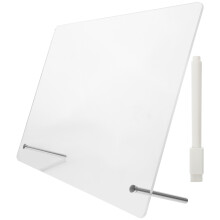 4Sets Acryl Schrijf Memo Bord Transparant Voor Office En Thuis
