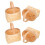 16Pièces Mini Paniers En Bois Marron Pour Organisation Maison 1