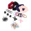 5Ensembles Accessoires Fille Clips Tissu Élastiques Assortis 1