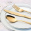 Stainless Steel Flatware Set Gold Mirror Finish 20-Piece 2