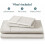 Σετ σεντονιών Luxury1800 Ultra-Soft Microfiber, Διπλά Βουρτσισμένα, Βαθιές Τσέπες, 4 τεμάχια 2