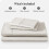 Σετ σεντονιών Luxury1800 Ultra-Soft Microfiber, Διπλά Βουρτσισμένα, Βαθιές Τσέπες, 4 τεμάχια 3
