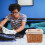 Worgeous Wicker Storage Basket Light Brown for Office Laundry Hamper Use 1Pcs 4