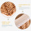 Worgeous Wicker Storage Basket Light Brown for Office Laundry Hamper Use 1Pcs 8