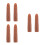 6Pièces Doigts En Silicone Marron Pour Formation 5