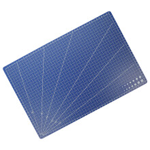 5Pièces Tapis De Découpe PP Double-Face Bleu Pour