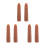 6Pièces Doigts En Silicone Marron Pour Formation 10