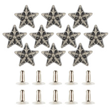 30St Zilveren Legering DIY Decoratieve Rivetten Spikes Voor Creatief