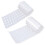 3000Paires Rondelles Adhésives Blanches Usage Crochet Fixation Mur 1