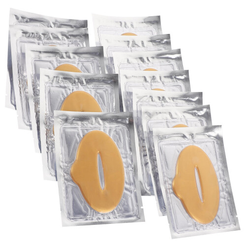 75Pièces Masques Exfoliants Gel Hydratant Or Usage