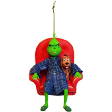 (StyleD) Green Eyecatching Monster Christmas Tree Hanging Decoration For Occasions Various