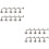 20Pièces Supports Barre D'appui Acier Inoxydable Argent Pour 8