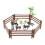 5Ensembles Mini Ferme Jouet Stable Plastique Coloré 3