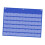 Pocket Chart Blue Oxford Cloth 36 Slots 2