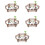 5Ensembles Mini Ferme Jouet Stable Plastique Coloré 8