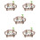 5Ensembles Mini Ferme Jouet Stable Plastique Coloré 9