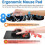 Ergonomisk musemåtte med memory foam-støtte 4