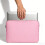 Capa rosa para laptop de 15,6 polegadas com acolchoamento de esponja. 3