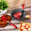 Silikone Cookie Spatula Fleksibel Brownie Turner 2-pak 7