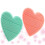 4Pièces Brosse Massante Douce Portable Rose Et Verte 11