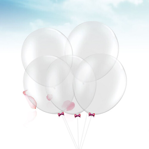 Balões de látex transparentes, redondos, 91 cm (36 polegadas), pacote com 6 unidades. 2