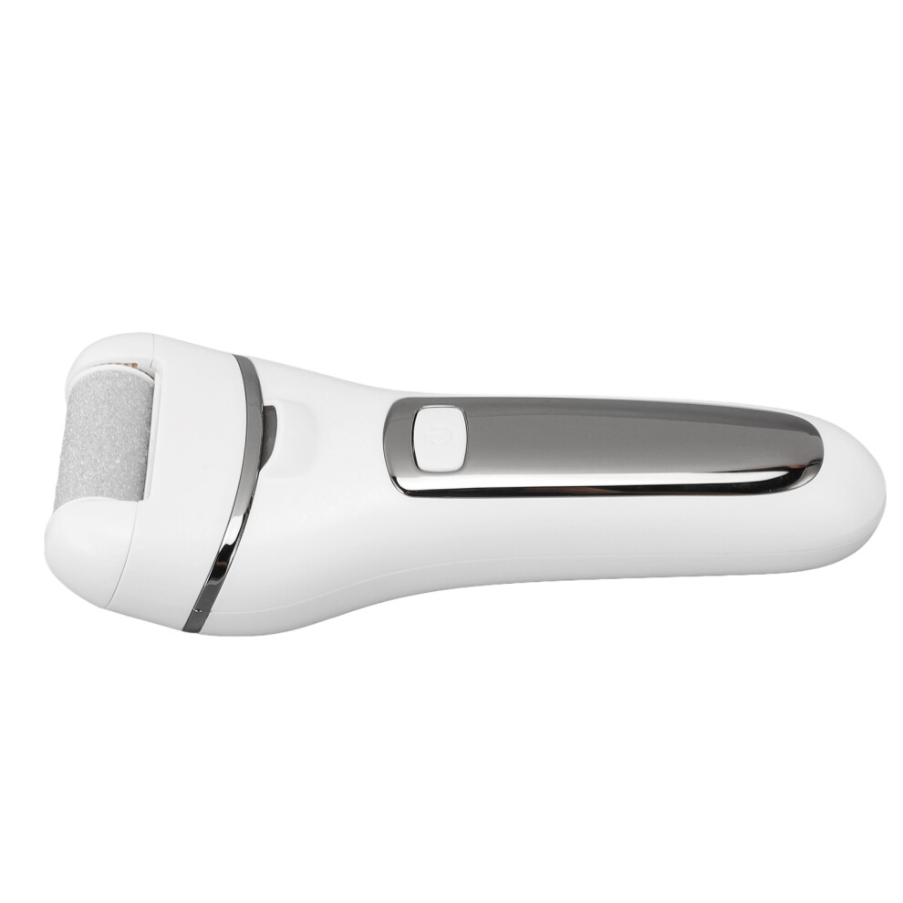 White Usb Rechargeable Electric Foot File 3W 1200Mah Callus Remover