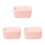 3Ensembles Boîte Chauffe-Lingettes USB Rose Portable Usage 2