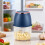 Mini foodprocessor 350 ml compacte groente- en vleeshakker 7