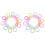 20Pièces Adaptateurs Clips Silicone, Accessoires Bébé Colorés 2