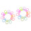 20Pièces Adaptateurs Clips Silicone, Accessoires Bébé Colorés 4