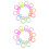 20Pièces Adaptateurs Clips Silicone, Accessoires Bébé Colorés 5