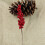 Artificial Berry Branches Red Christmas Decor 10 Pcs 6