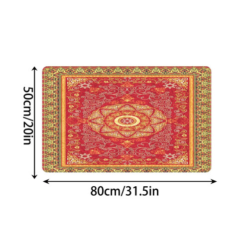 Πατάκι δαπέδου από φανέλα 50x80cm ανθεκτικό στους λεκέδες, πλενόμενο 1