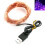 2/5/10m αδιάβροχο χάλκινο καλώδιο 5V USB LED φως νεράιδας διακόσμηση γάμου (ζεστό λευκό, 8