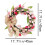 Bicolor Tulip Wreath 45cm Artificial Spring Door Decor 3