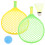Kids Badminton Set with Plastic Rackets and Enhanced Grip 8
