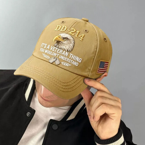 Καπέλο μπέιζμπολ Veterans Casual Vintage από φθαρμένο βαμβάκι 2
