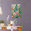 Impression sur toile 16x24 pouces Cactus et fleurs 5
