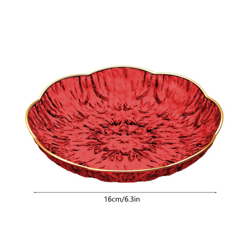 Exquisite, geprägte Obstplatte aus Kunststoff, 24 cm 1