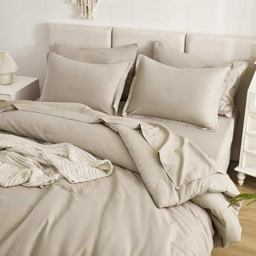Queensize seng i posesæt – 7 dele, 90x90 tommer dyne 1
