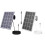 Solcellepanel for sikkerhetskamera justerbar veggmontering 8