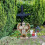 Ornamento de lápide para jardim de Páscoa, decoração externa. 2